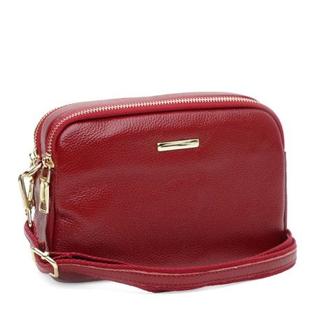 Женская кожаная сумка Borsa Leather K11906r-red купить недорого в Ты Купи